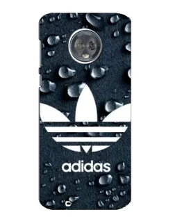 Чехол для Motorola MOTO G6 с картинкой «Adidas Trefoil Blue»