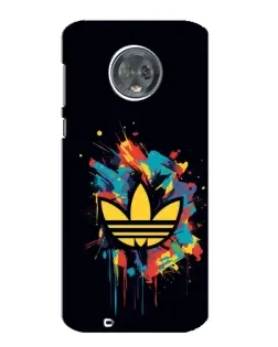Чехол для Motorola MOTO G6 с картинкой «Adidas Splash»