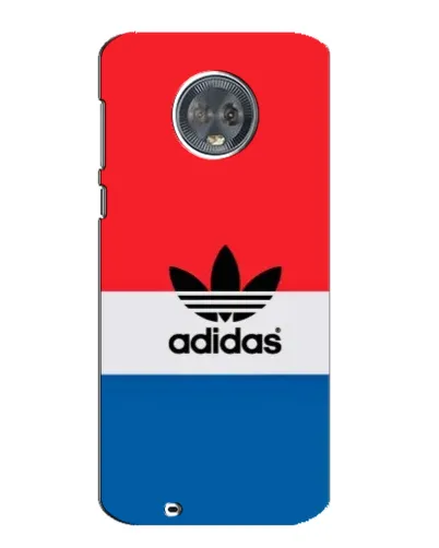 Чехол для Motorola MOTO G6 с картинкой «Ретро блоки Adidas»