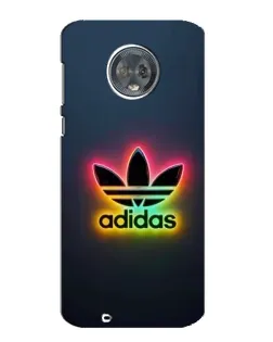 Чехол для Motorola MOTO G6 с картинкой «Неоновый Adidas»