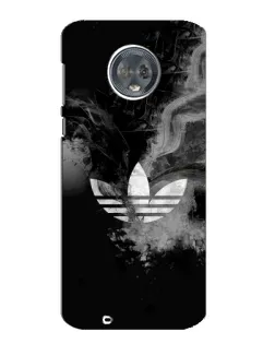 Чехол для Motorola MOTO G6 с картинкой «Абстрактный дым Adidas»