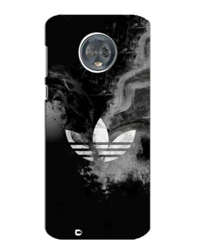Чехол для Motorola MOTO G6 с картинкой «Абстрактный дым Adidas»