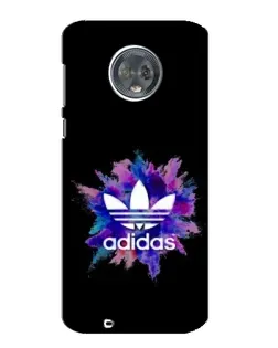 Чехол для Motorola MOTO G6 с картинкой «Взрыв красок Adidas»