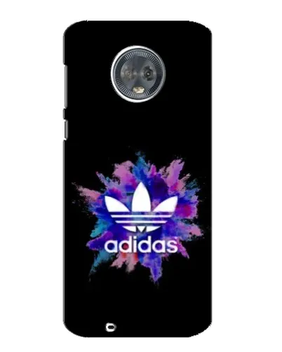 Чехол для Motorola MOTO G6 с картинкой «Взрыв красок Adidas»