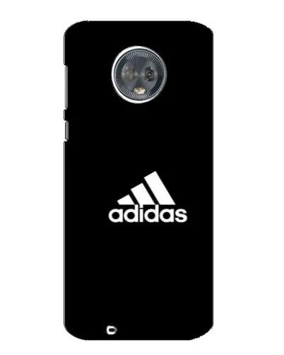 Чехол для Motorola MOTO G6 с картинкой «Черная классика Adidas»