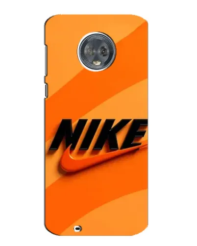 Чехол для Motorola MOTO G6 с картинкой «Оранжевый драйв Nike» Чехол для Motorola MOTO G6 с картинкой «Оранжевый драйв Nike»