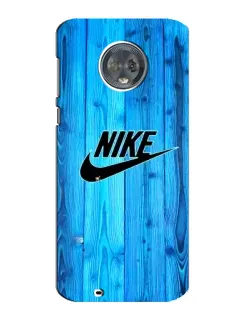 Чехол для Motorola MOTO G6 с картинкой «Голубое дерево Nike»