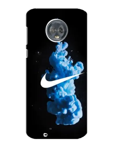 Чехол для Motorola MOTO G6 с картинкой «Nike и синий дым» Чехол для Motorola MOTO G6 с картинкой «Nike и синий дым»