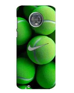 Чехол для Motorola MOTO G6 с картинкой «Теннисные мячи Найк»