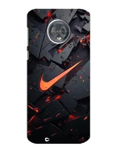 Чехол для Motorola MOTO G6 с картинкой «Nike — эффект разломов» Чехол для Motorola MOTO G6 с картинкой «Nike — эффект разломов»