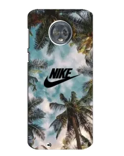 Чехол для Motorola MOTO G6 с картинкой «Тропический принт Nike»