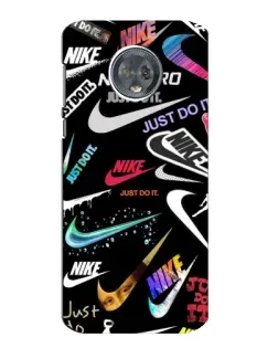Чехол для Motorola MOTO G6 с картинкой «Nike — роскошь»