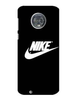 Чехол для Motorola MOTO G6 с картинкой «Мазки краски Nike»