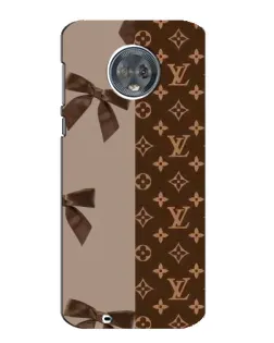 Чехол для Motorola MOTO G6 с картинкой «Louis Vuitton — банты»