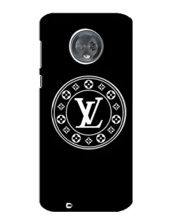 Чехол для Motorola MOTO G6 с картинкой «LV — печать стиля»