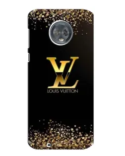 Чехол для Motorola MOTO G6 с картинкой «LV — золотые искры»