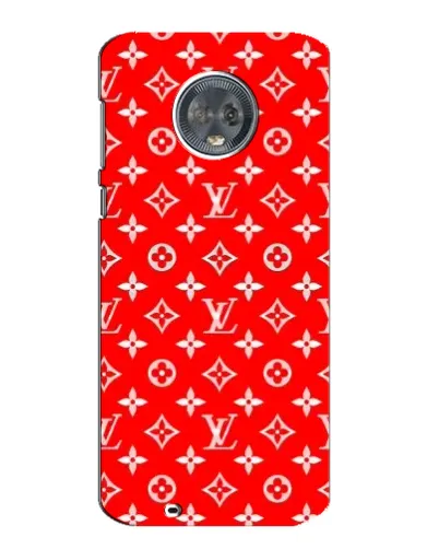 Чехол для Motorola MOTO G6 с картинкой «Яркий паттерн LV»