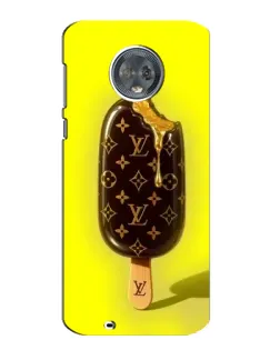 Чехол для Motorola MOTO G6 с картинкой «Мороженое от LV»