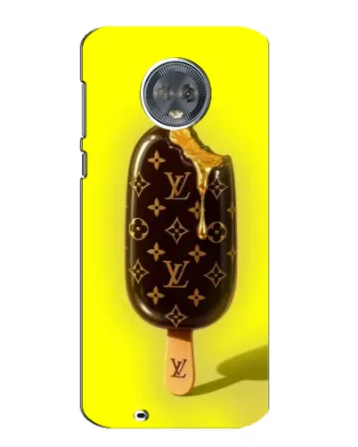 Чехол для Motorola MOTO G6 с картинкой «Мороженое от LV»