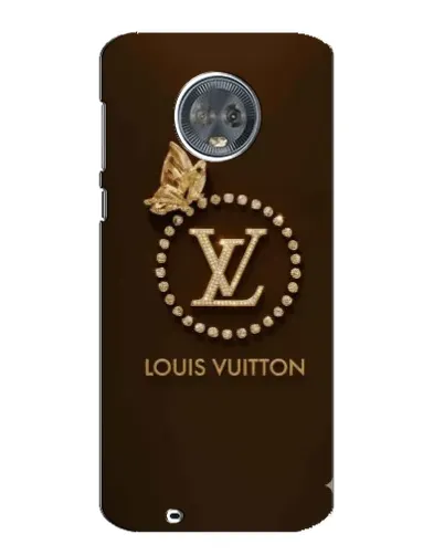 Чехол для Motorola MOTO G6 с картинкой «LV — золотая печать»