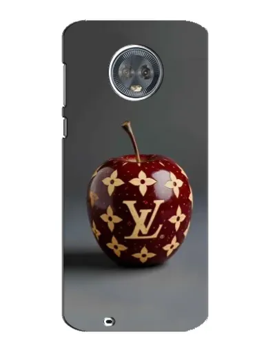 Чехол для Motorola MOTO G6 с картинкой «Красное яблоко LV»