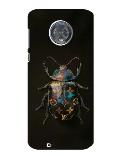 Чехол для Motorola MOTO G6 с картинкой «LV — мраморный принт»