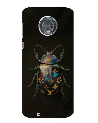 Чехол для Motorola MOTO G6 с картинкой «LV — мраморный принт»