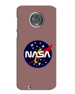 Чехол для Motorola MOTO G6 с картинкой «NASA — ретро космос»