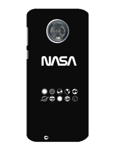 Чехол для Motorola MOTO G6 с картинкой «NASA — технический принт» Чехол для Motorola MOTO G6 с картинкой «NASA — технический принт»