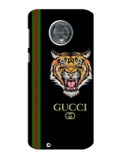 Чехол для Motorola MOTO G6 с картинкой «Тигр Gucci»