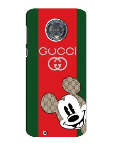 Чехол для Motorola MOTO G6 с картинкой «Gucci — полосы и Микки» Чехол для Motorola MOTO G6 с картинкой «Gucci — полосы и Микки»
