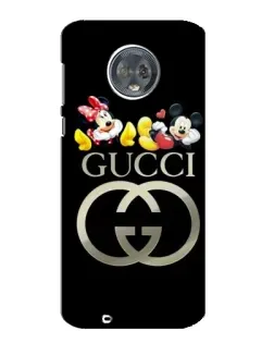 Чехол для Motorola MOTO G6 с картинкой «Gucci — герои Disney»