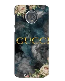 Чехол для Motorola MOTO G6 с картинкой «Абстрактные цветы Gucci»