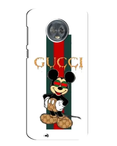 Чехол для Motorola MOTO G6 с картинкой «Микки Маус Gucci — полосы» Чехол для Motorola MOTO G6 с картинкой «Микки Маус Gucci — полосы»