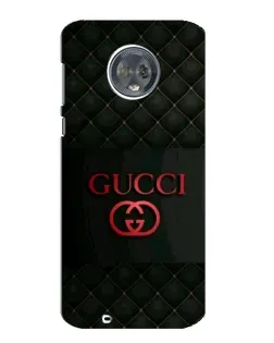 Чехол для Motorola MOTO G6 с картинкой «Gucci — стеганый черный»
