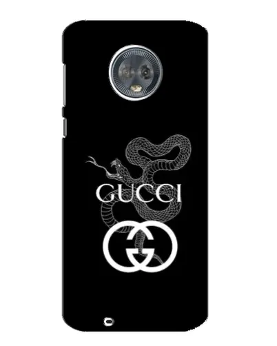 Чехол для Motorola MOTO G6 с картинкой «Gucci — серебряная змея» Чехол для Motorola MOTO G6 с картинкой «Gucci — серебряная змея»