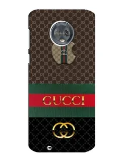 Чехол для Motorola MOTO G6 с картинкой «Gucci — брендированный десерт»