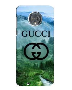 Чехол для Motorola MOTO G6 с картинкой «Gucci — горный пейзаж»
