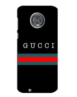 Чехол для Motorola MOTO G6 с картинкой «Gucci — красный пояс»