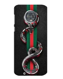 Чохол для Motorola MOTO G6 з картинкою «Gucci — змія на смузі» Чохол для Motorola MOTO G6 з картинкою «Gucci — змія на смузі»