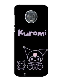 Чехол для Motorola MOTO G6 с картинкой «Kuromi — черный минимализм» Чехол для Motorola MOTO G6 с картинкой «Kuromi — черный минимализм»