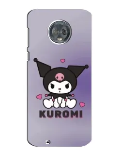 Чехол для Motorola MOTO G6 с картинкой «Kuromi — фиолетовый арт»