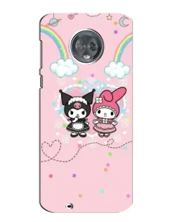 Чехол для Motorola MOTO G6 с картинкой «My Melody и Kuromi»