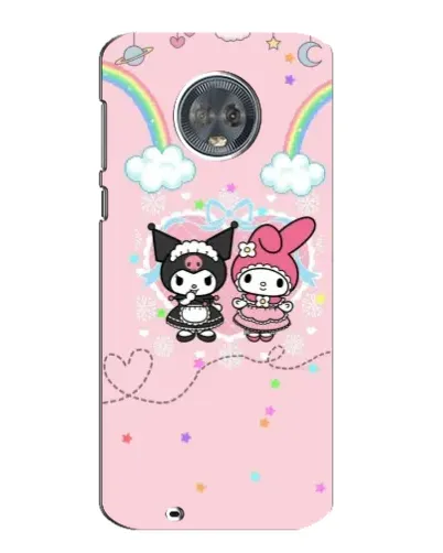 Чехол для Motorola MOTO G6 с картинкой «My Melody и Kuromi»