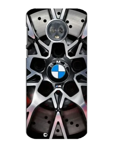 Чехол для Motorola MOTO G6 с картинкой «BMW — деталь диска»