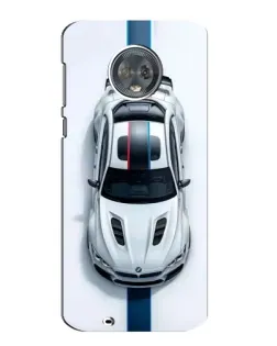 Чехол для Motorola MOTO G6 с картинкой «Вид сверху — BMW M»
