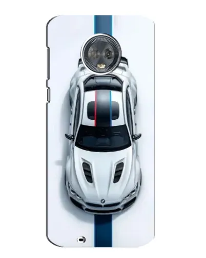 Чехол для Motorola MOTO G6 с картинкой «Вид сверху — BMW M»