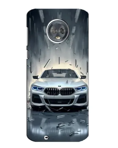 Чехол для Motorola MOTO G6 с картинкой «BMW в свете фар»