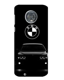 Чехол для Motorola MOTO G6 с картинкой «BMW — взгляд из темноты»