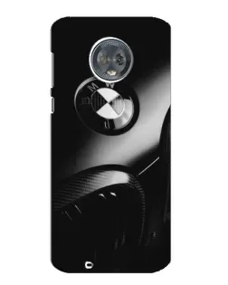 Чехол для Motorola MOTO G6 с картинкой «Эмблема BMW — макро»